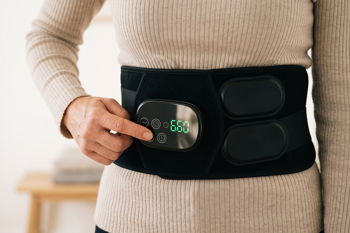 Vælg rødlys, varme og vibration
